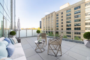 Virtually Staged Private Terrace